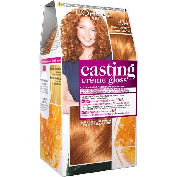 'L''Oreal Set Casting Creme Gloss Nº834 Amber Blonde 1 ud'