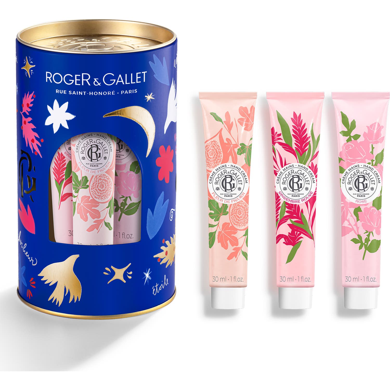Roger & Gallet Cofre Metal Crema de Manos Bienestar 3x30 ml