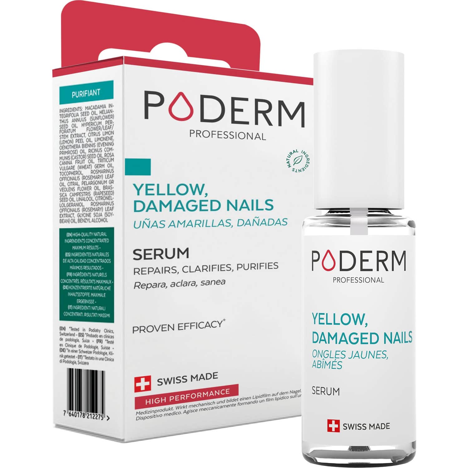 Poderm Serum Uñas Amarillas Dañadas 8ml