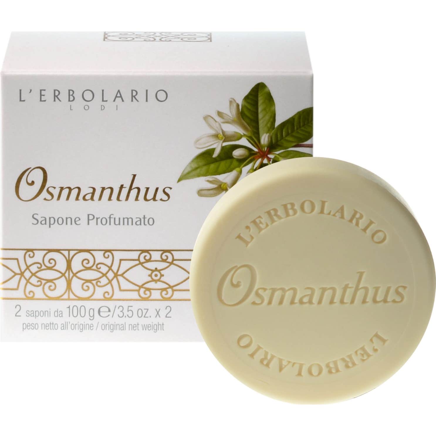 'L''Erbolario Soap Perfume Osmanthus 2x100g'
