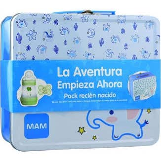 Mam Pack Recien Nacido Biberon Verde 160Ml+Chupete Estrella 0+Meses