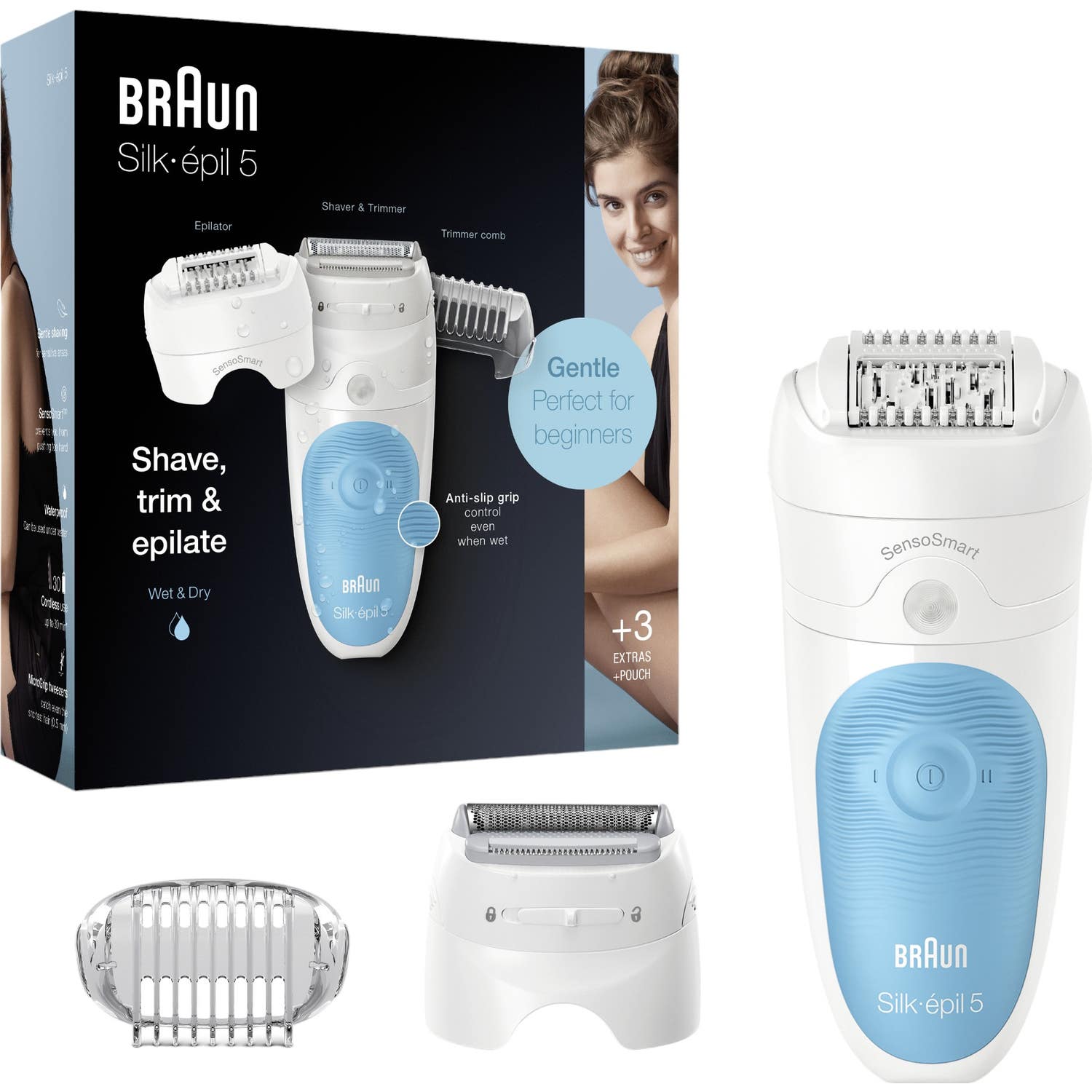 Braun Set Silk Epil 5-605 Power Depiladora