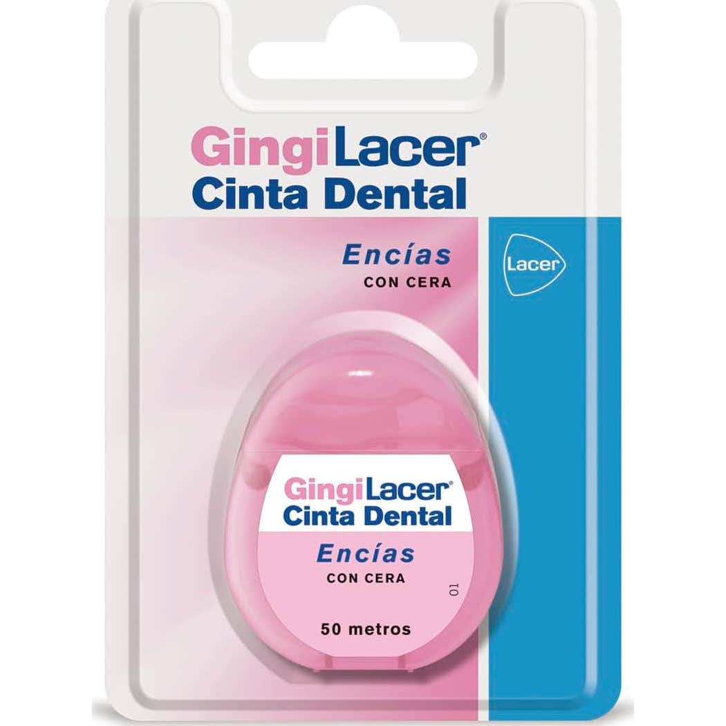 Lacer GingiLacer Cinta Dental Encías con Cera 50 m