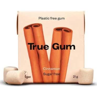 True Gum Chicles Canela Sin Plásticos 21g