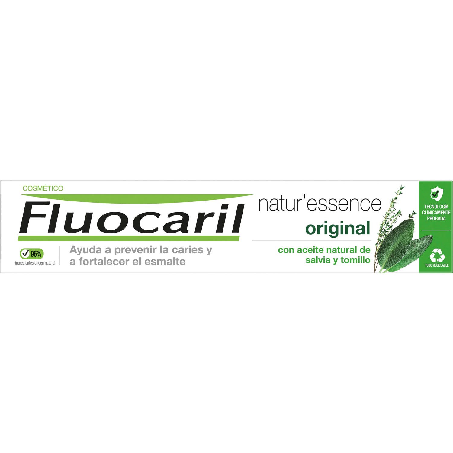 'Fluocaril Natur''Essence Bi-Fluoré Cuidado Completo 75ml'