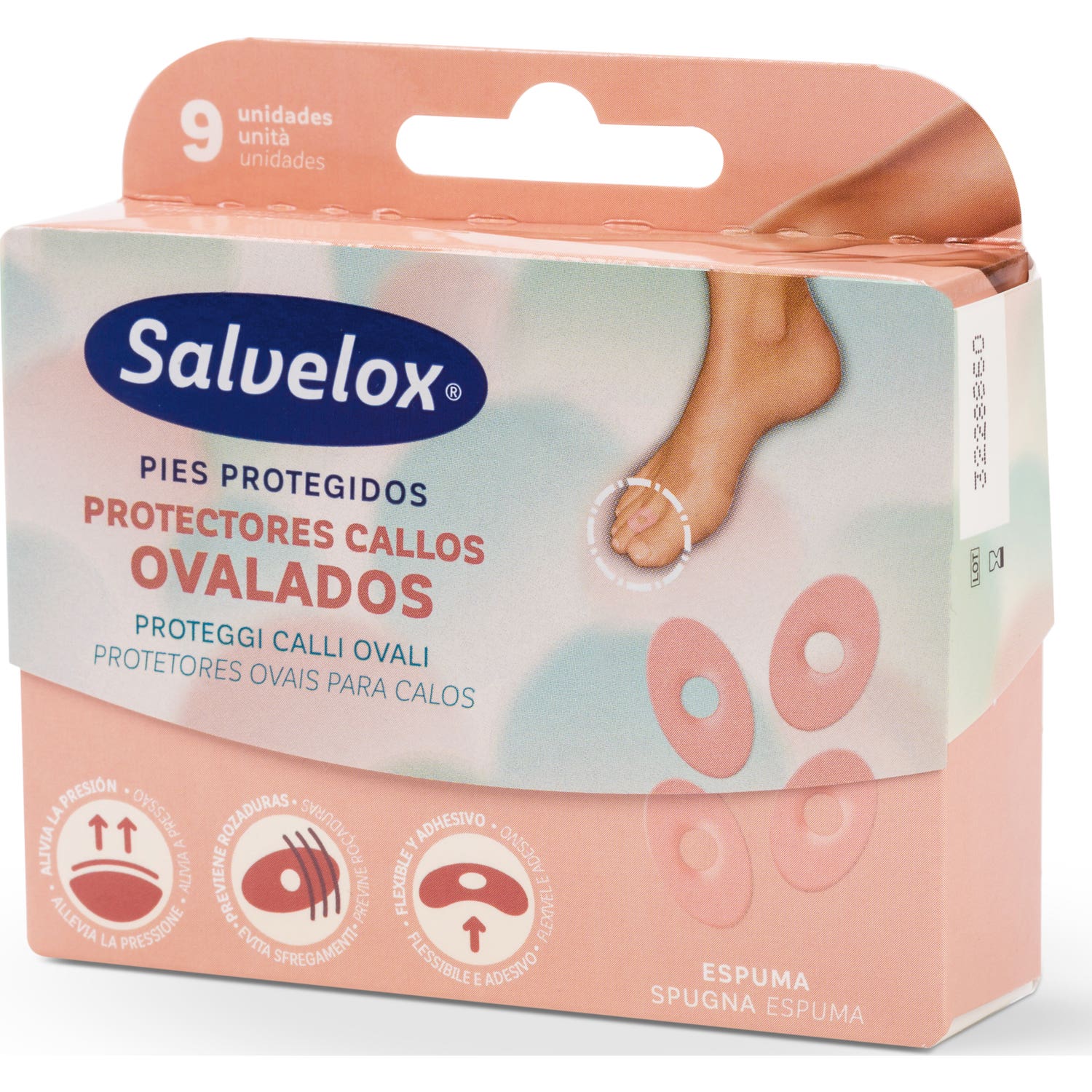 Salveped protector callos ovalado 9uds