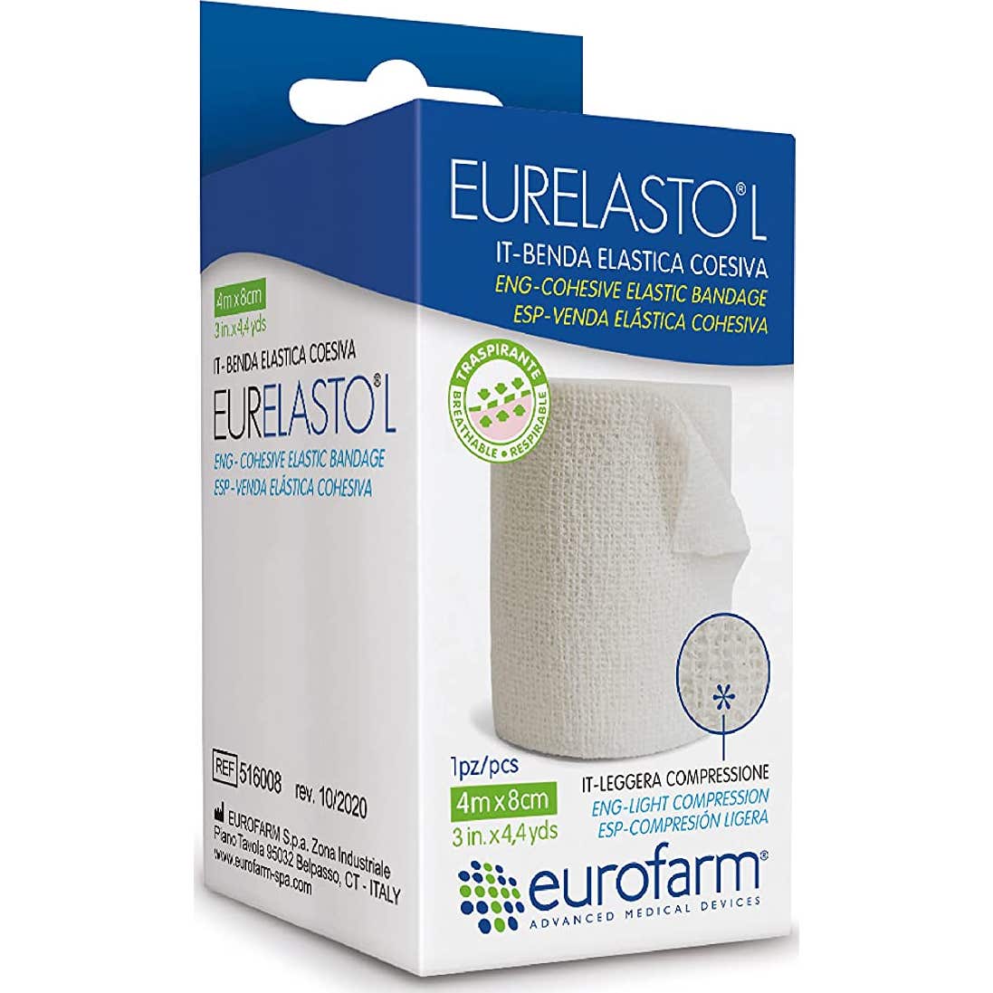 Eurofarm Eurelasto Venda L 8cmx4m 1ud