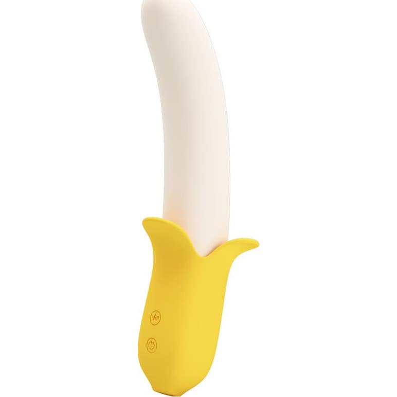 Pretty Love Banana Geek Super Power 7 Vibration Silicone 1ud
