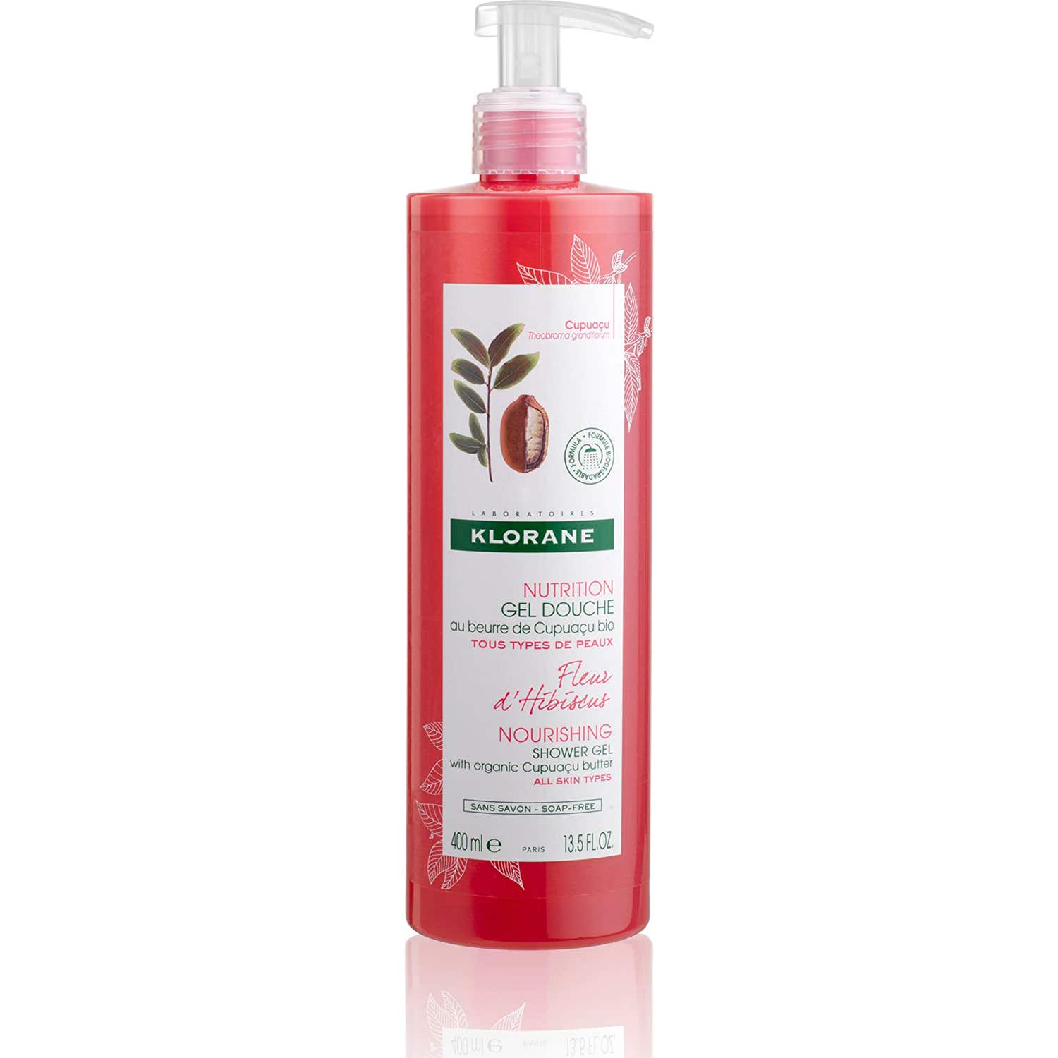 'Klorane Gel de Ducha Fleur d''hibiscus con Manteca de Cupuaçu 400ml'