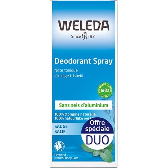 Weleda Desodorante Spray de Salvia 2x100ml