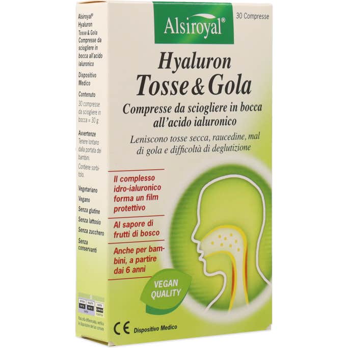 Hyaluron Tos y Garganta 30Cpr