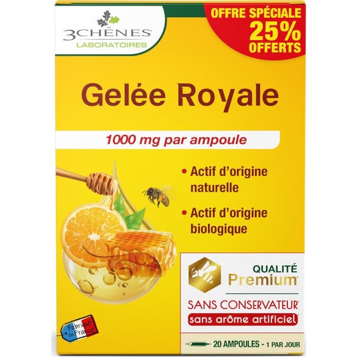 Les 3 Chenes Jalea Real 1000mg 20x10ml