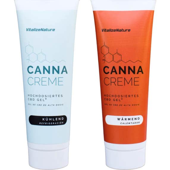 Vitalizenature Pack Gel Crema Cbd Frío y Calor 1425mg 2x120ml