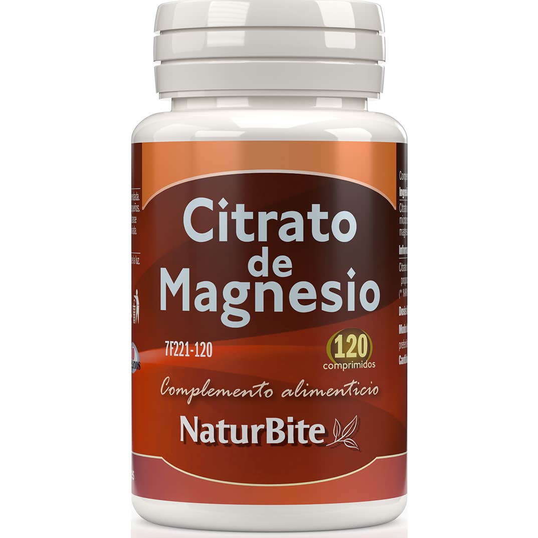 Naturbite Citrato de Magnesio 120comp