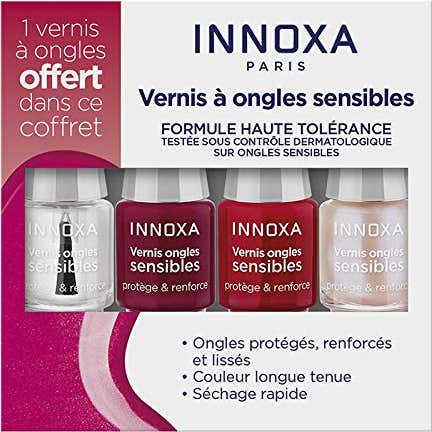 Innoxa Cofre Mini Esmaltes Uñas Sensibles