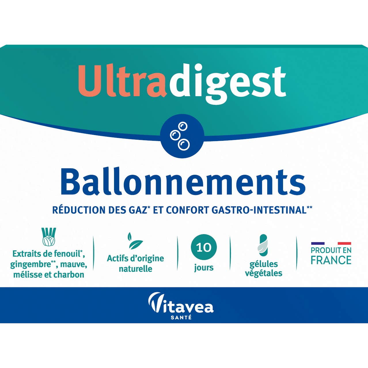 Vitavea Ultradigest Distensión 20caps | Natural Doctor