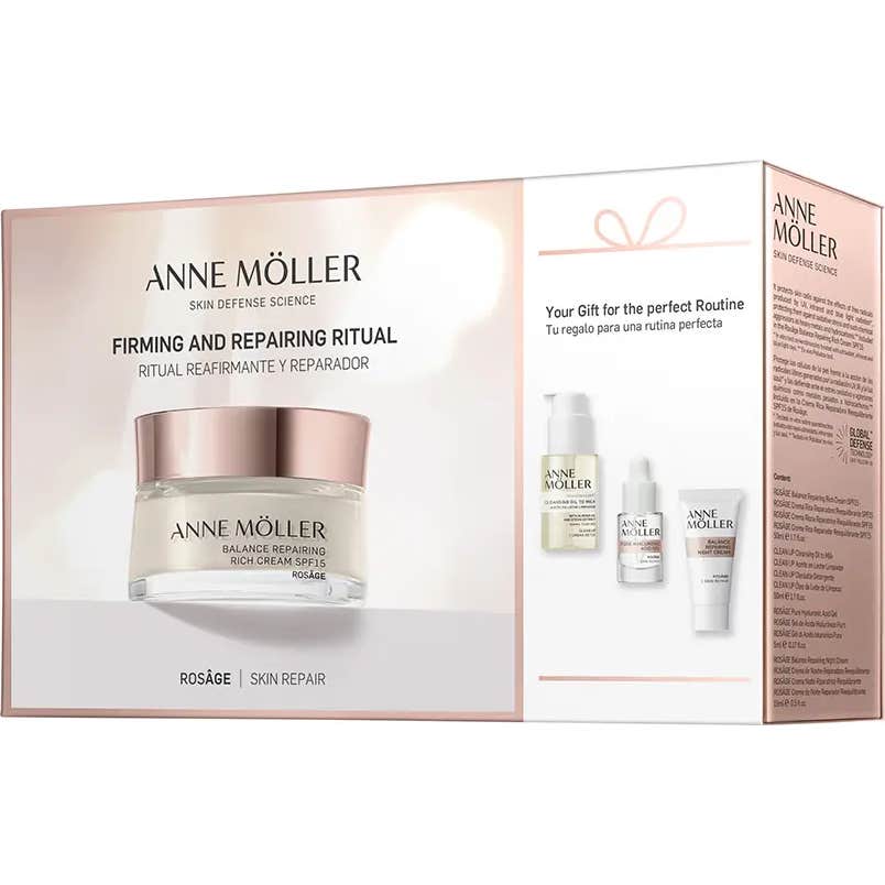Anne Möller Rosâge Firming & Reparing Ritual Set Rich Day Cream