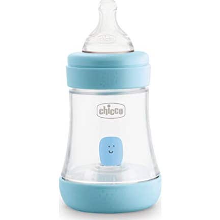 Perfect Biberón Tetina de Silicona Azul 5 0M+ 150 ml