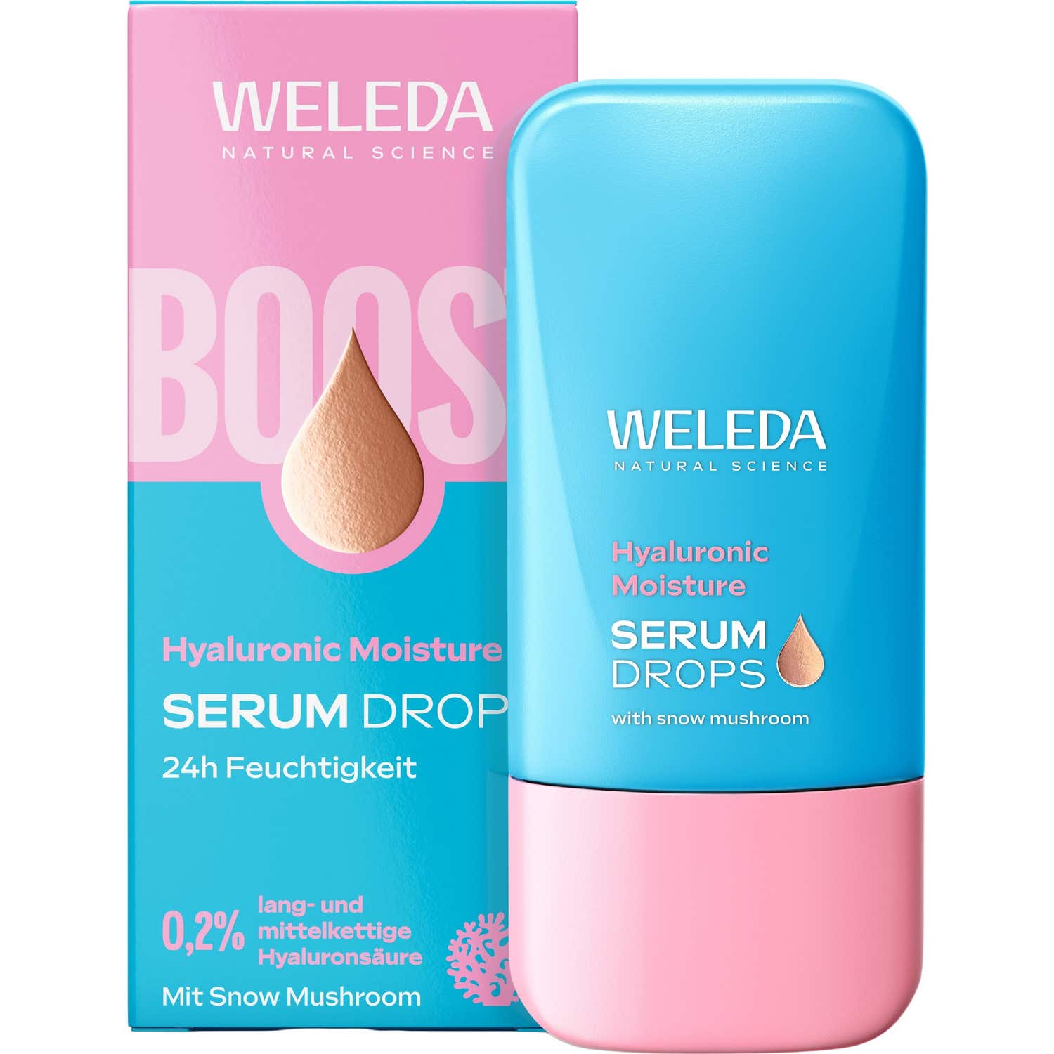 Weleda Sérum Hidratante Booster Drops con Ácido Hialurónico 30ml