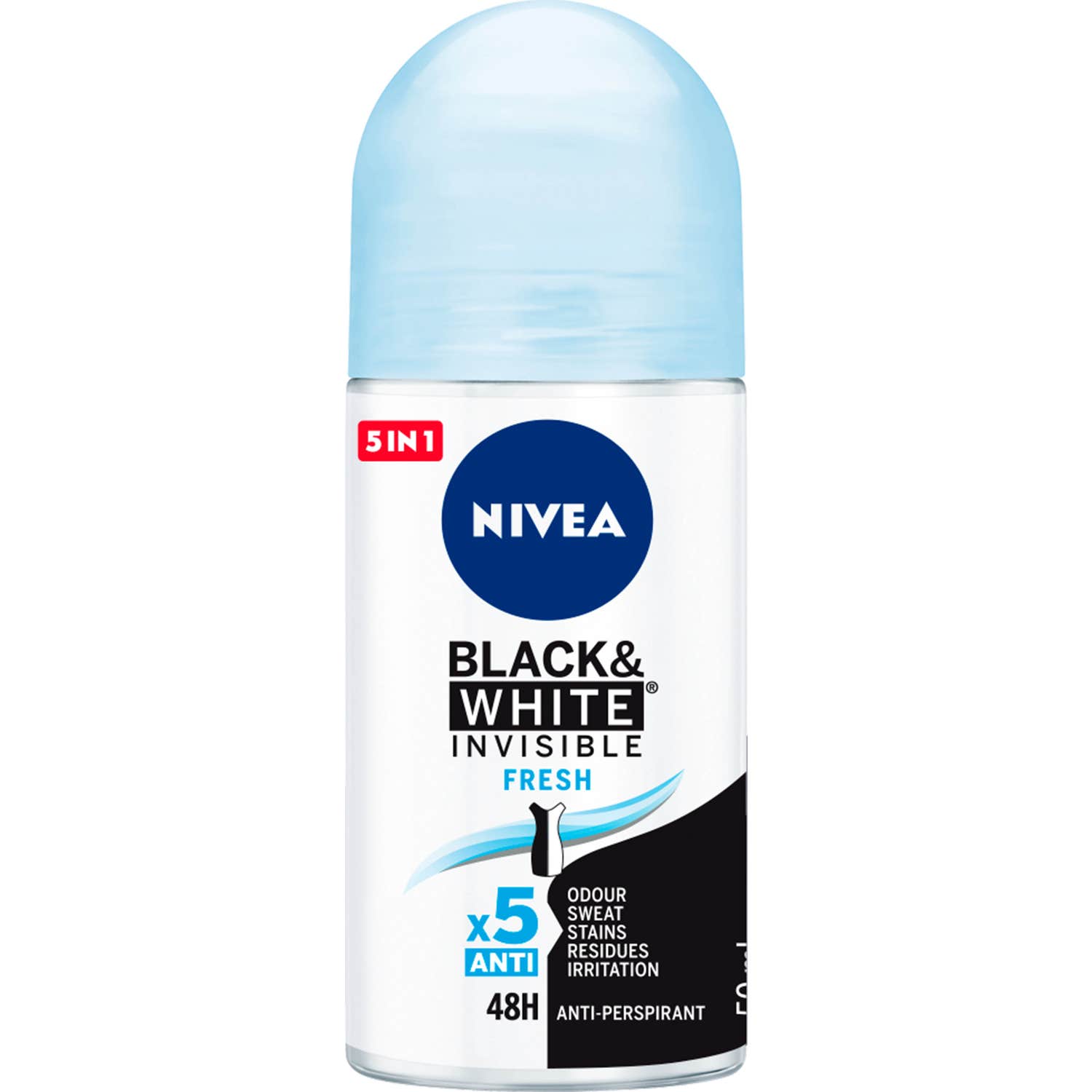 Nivea Black&White Invisible Fresh Desodorante 50ml