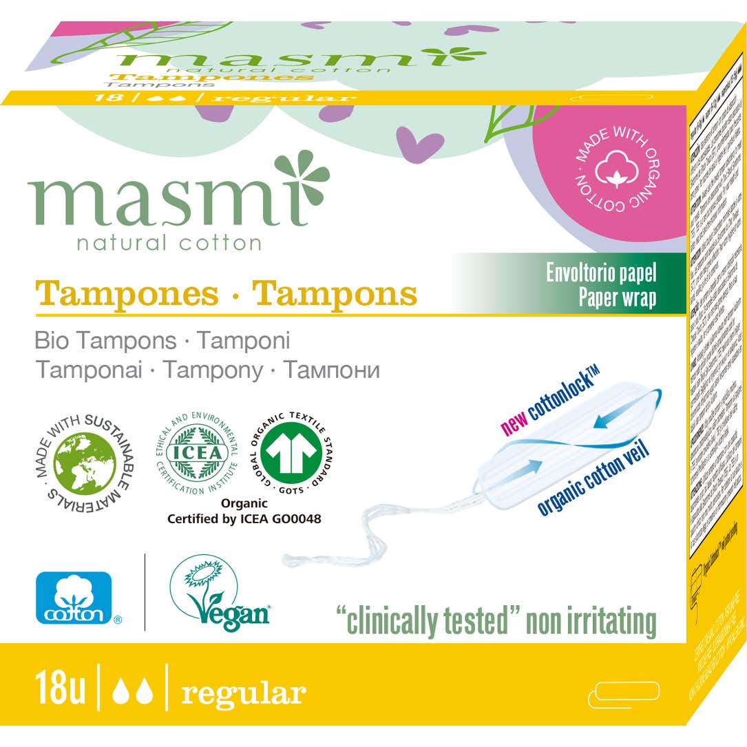 Masmi Tampón Regular Algodón 18uds