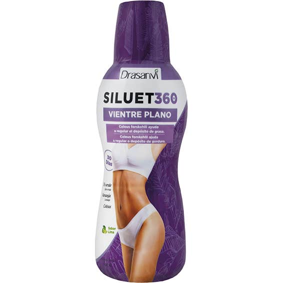 Drasanvi Verde/Naranja/Negra Siluet 360 Vientre Plano 600Ml