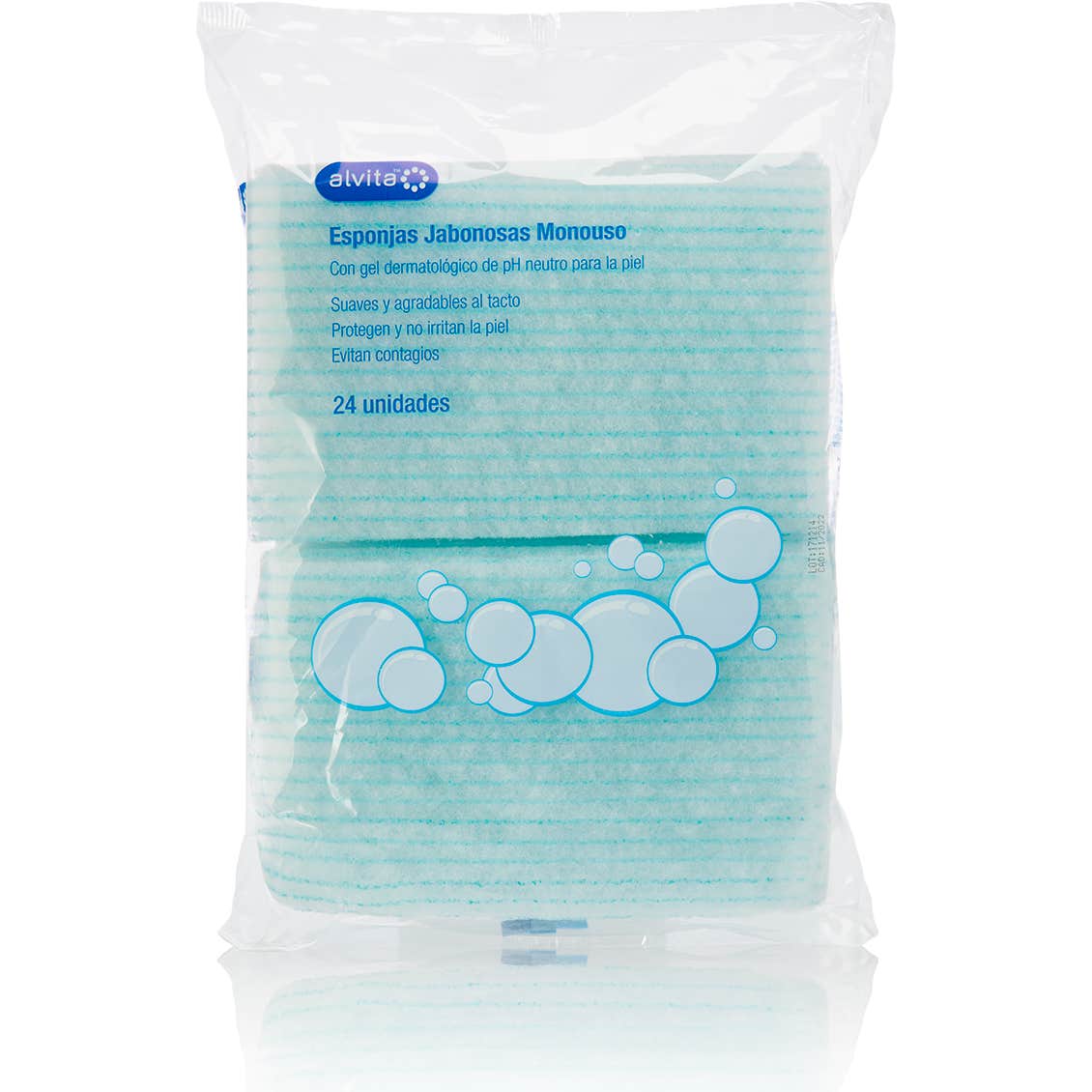 Alvita esponjas jabonosas monouso 24uds