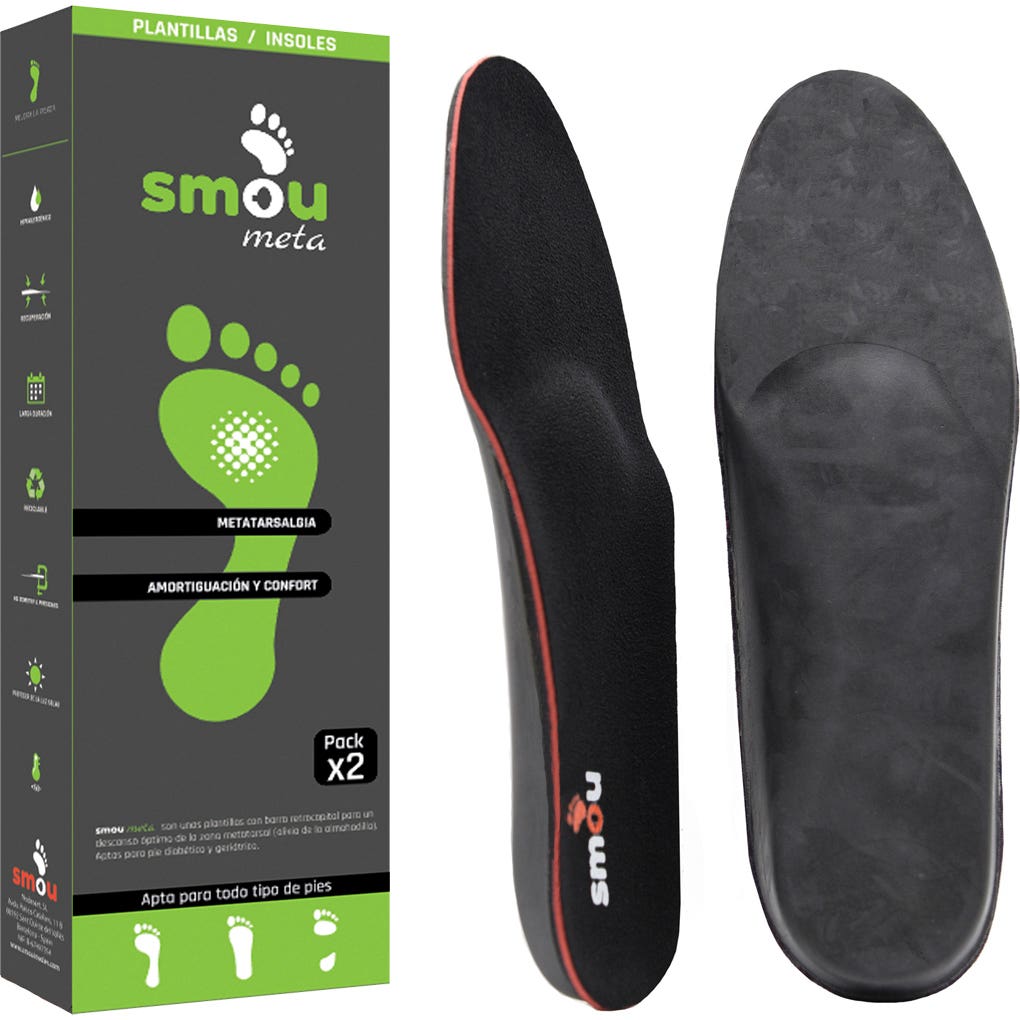 Smou Meta Plantilla con Descarga Metatarsal 45/46 1 par