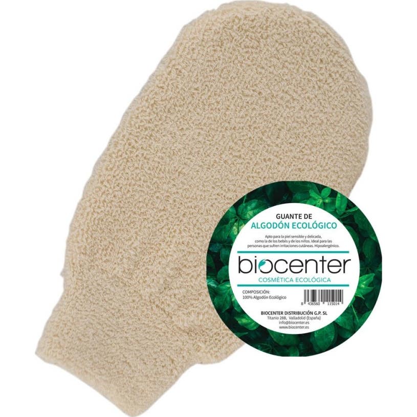 Biocenter guante de Baño Algodon Eco 1 ud