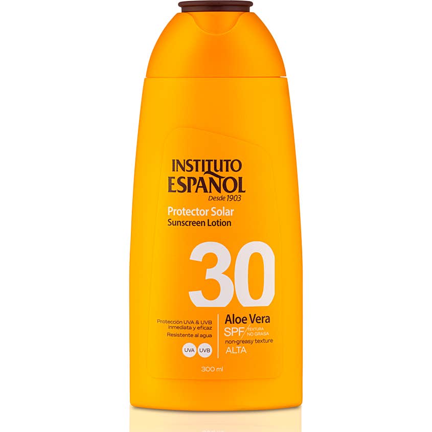 Instituto Español Protector Solar Aloe Vera Spf30 Loción 300 ml