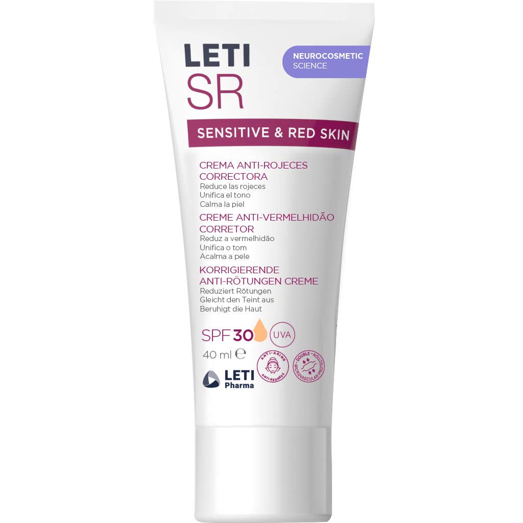 Letisr Crema Anti-Rojeces Correctora Spf30 40Ml