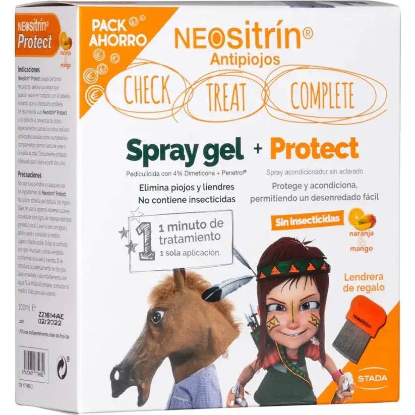 Neositrin Pack Spray Gel 60ml + Protect Acondicionador 100ml