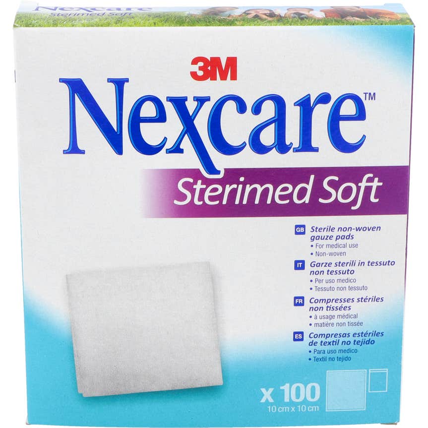 3M Nexcare Sterimed Soft 10x10cm 100uds