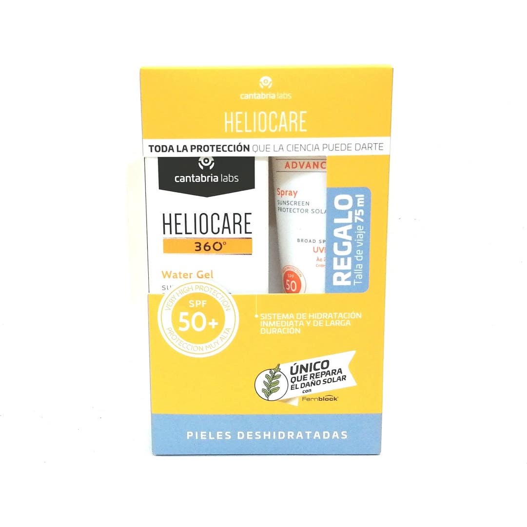 Heliocare Pack Water Gel + Advance Spray Pieles Deshidratadas