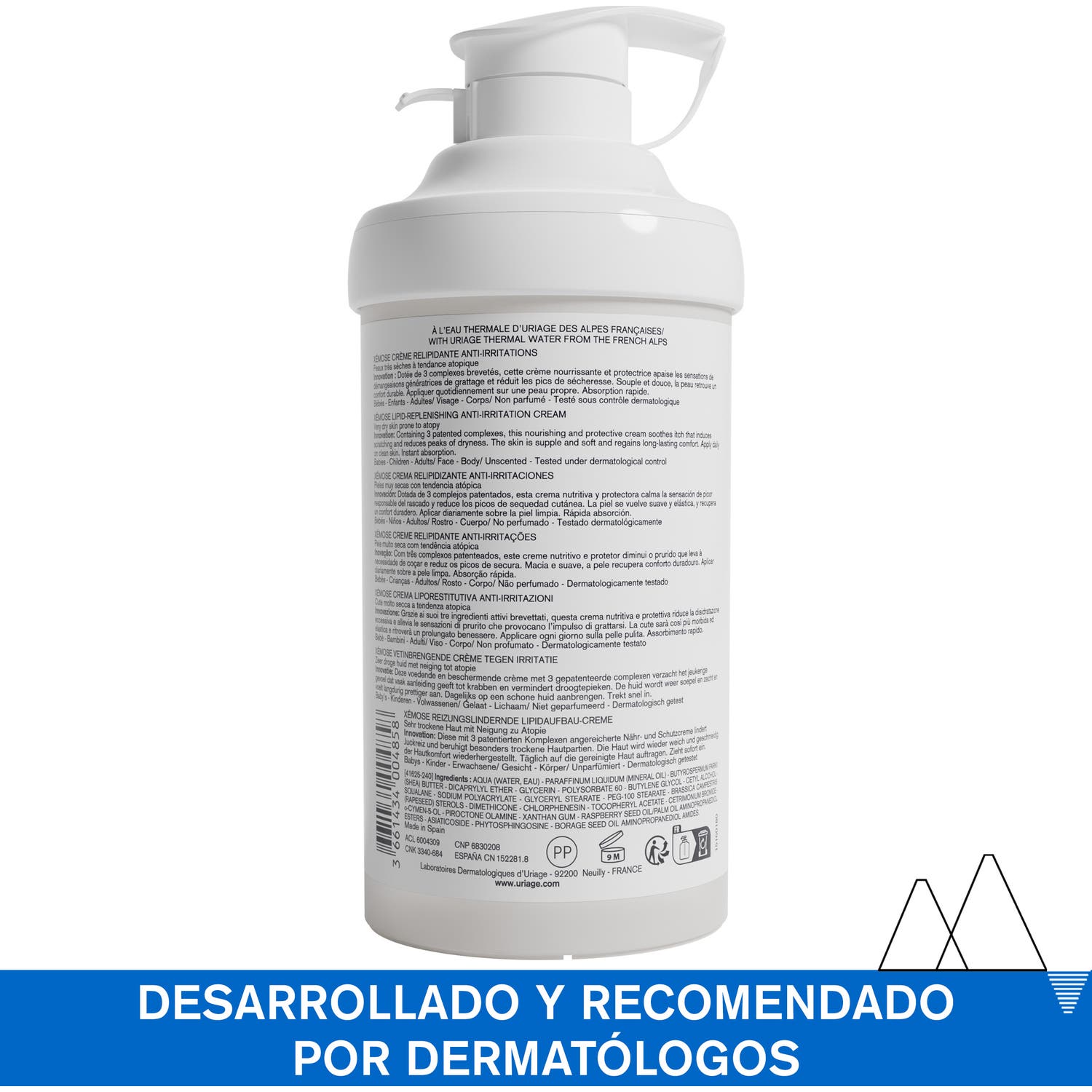 Uriage Xémose Crema Relipidizante Anti-Irritaciones 400ml Uriage Xémose Crema Relipidizante Anti-Irritaciones 400ml