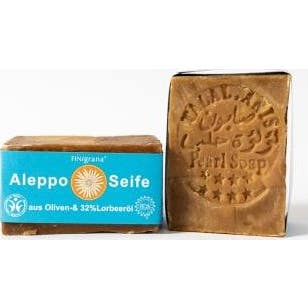 Finigrana Aleppo Seife Jabón en Barra Aceite de Oliva y Laurel 32% 165 g