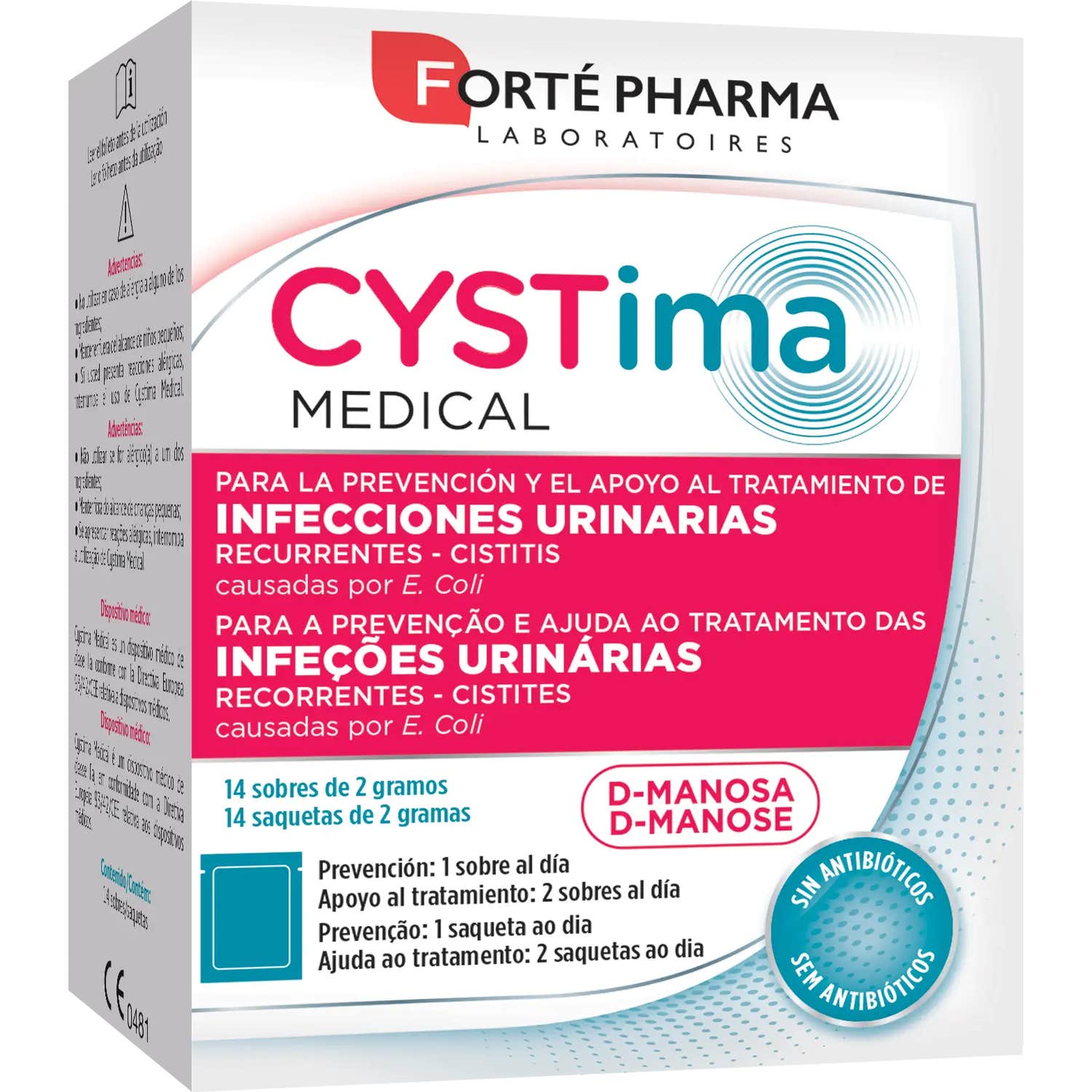 Forte Pharma Forté Pharma Cystima Medical 14 Sobres