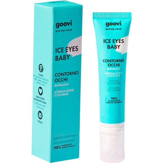 Goovi Crema/Oliva Ice Eyes Baby Depuff Tratamiento Contorno De Ojos 15 Ml