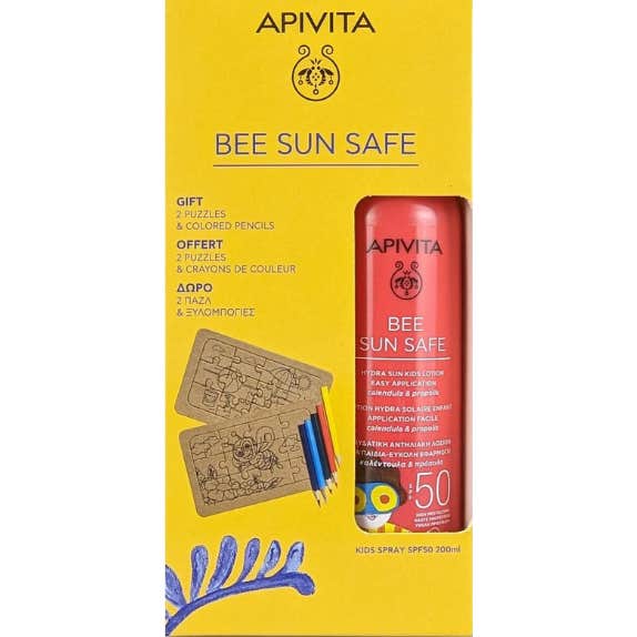 Apivita Bee Sun Safe Kids Spray Spf50 gift Set