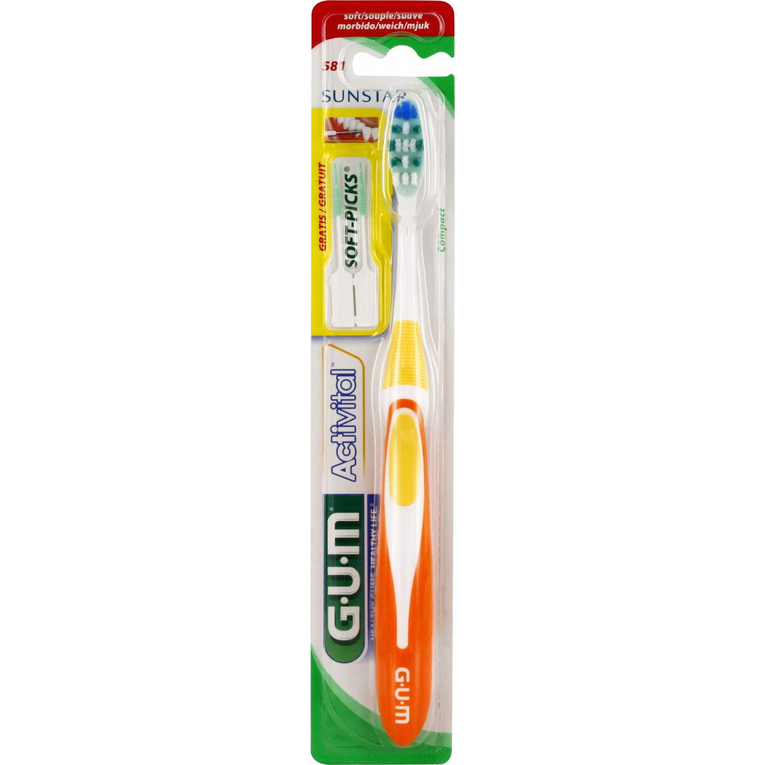 Cepillo de dientes Activital Soft 581 1 Unidad
