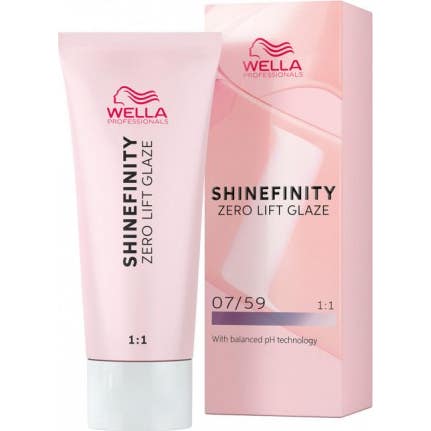 Wella Shinefinity Tinte Zero Lift Glaze Color 07/59 60 ml