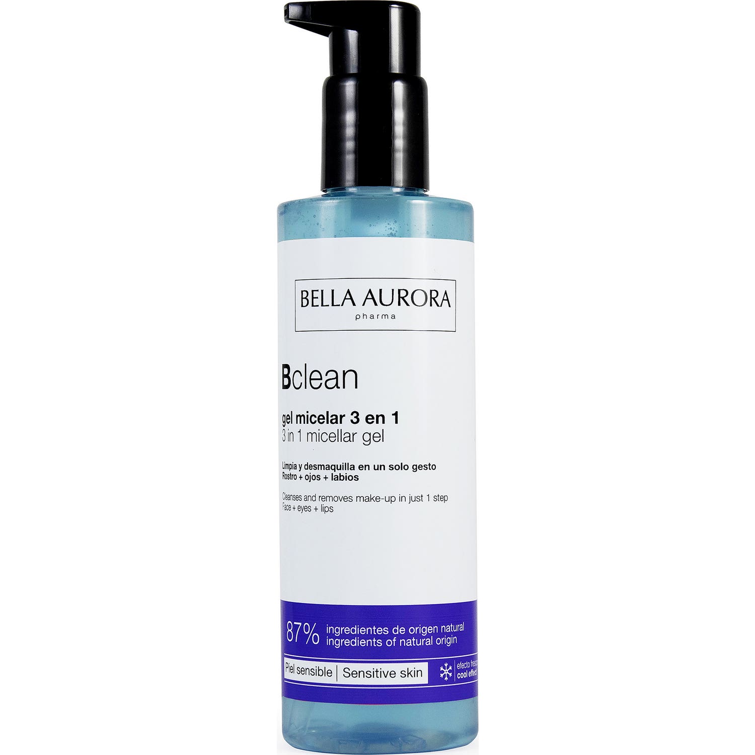 Bella Aurora Bclean gel Micelar 3 en 1 Piel Sensible 200 ml