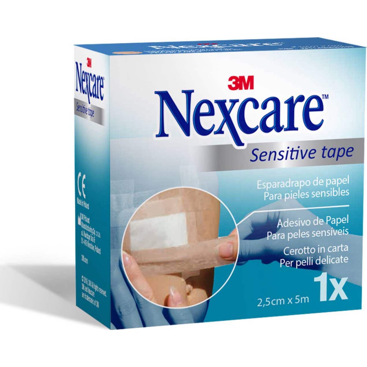 Nexcare Sensitive Tape 2,5cmx5m 1ud