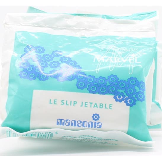 Slip Desechable Mansonia Talla L 46/48 juego de 5 calzoncillos