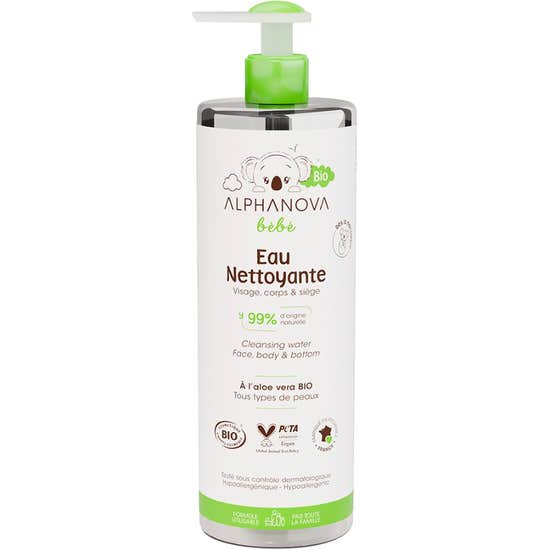 Alphanova Bebé Agua Limpiadora 400 ml