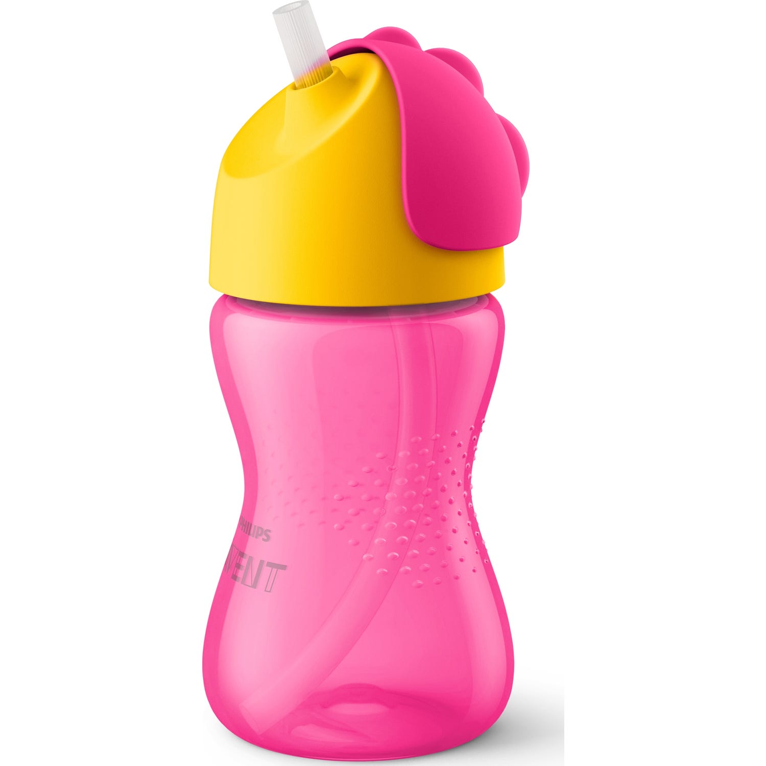Avent Vaso pajita rosa 300ml
