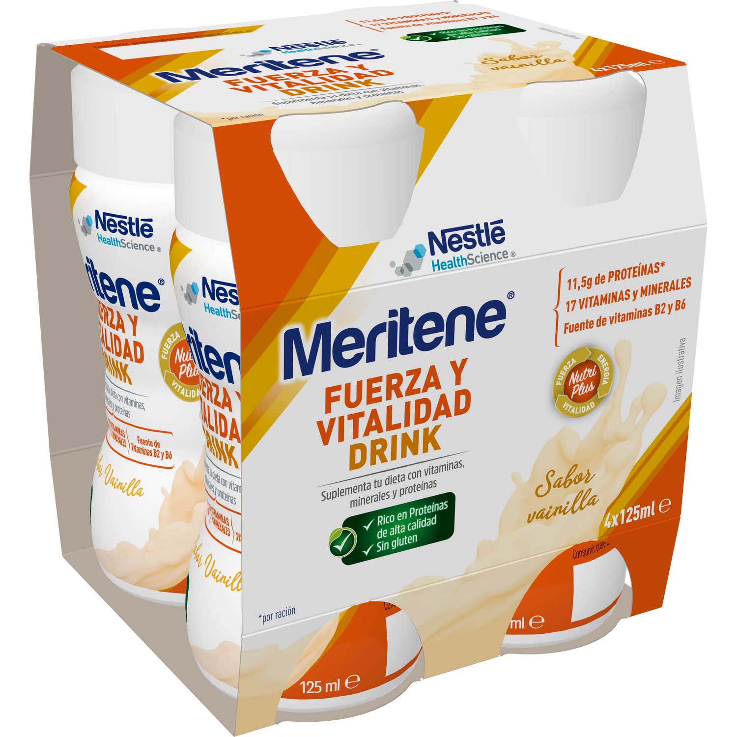 Meritene Drink Vainilla 125mlx4uds