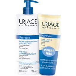 Uriage Pack Xemose Bálsamo Óleo 500ml + Aceite Limpiador 200 ml