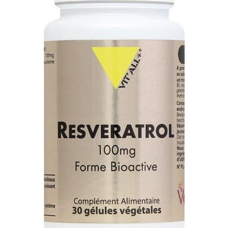 Vitall + Resveratrol 100 Mg 30 Cápsulas De 100Mg - Imagen 2