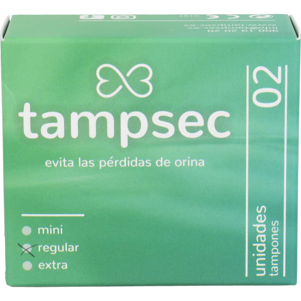 Tampsec Tampón Incontinencia Urinaria Regular 2uds